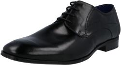 bugatti Pantofi cu șireturi 'Mattia II' negru, Mărimea 40