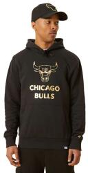 New Era NBA Gold Metallic Logo Hoodie Chicago Bulls Black Gold