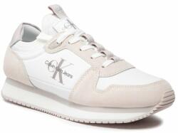 Calvin Klein Jeans Sneakers Calvin Klein Jeans Runner Sock Lace Up YM0YM00553 Bright White YAF Bărbați