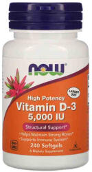 NOW Vitamina D3, 5000 IU, Now Foods, 240 softgels