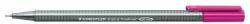 STAEDTLER Tűfilc, 0, 3 mm, STAEDTLER "Triplus 334", sötétmályva (TS33461) - tonerprint
