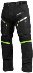 Cappa Racing Férfi textil motoros nadrág FIORANO fekete/zöld 3XL