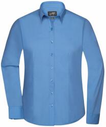 James & Nicholson (Daiber) Női hosszú ujjú ing JN677 - Aqua | 3XL (1-JN677-1759866)