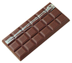 Martellato Tablete Ciocolata 15 x 7 x H 1.1 cm - Matrita Policarbonat Clasic, 3 cavitati (MA2000)