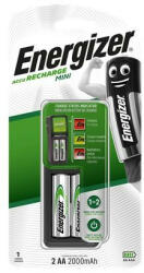 Energizer Elemtöltő, AA ceruza/AAA mikro, 2x2000mAh, ENERGIZER "Mini (ETL12) - bestoffice