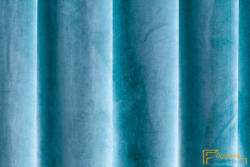 (37 szín) Savaria plüss dekorációs függöny-Denimkék