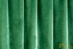  (37 szín) Savaria plüss dekorációs függöny-Fű-zöld