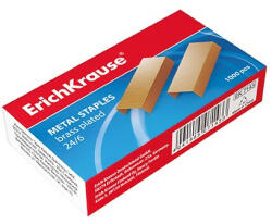 ErichKrause Tűzőkapocs ErichKrause 24/6 1000 db/doboz rézszínű (7143) - papir-bolt