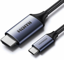 UGREEN USB C - HDMI 2.1 8K 60Hz kábel 1.5m Ugreen CM565 - Szürke