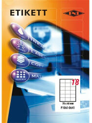 PD Office Etikett címke pd 70x48 mm szegély nélküli 100 ív 1800 db/doboz (SM1517)