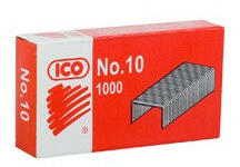 ICO Tűzőkapocs Ico No. 10 1000 db/doboz (7330022000) - papir-bolt