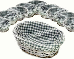  Fonott kockás tál szürke 10db - OKOSÁR!