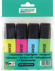 Stanger Szövegkiemelő Stanger 4 db-os klt (PAP3023-0200)