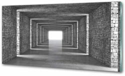 Wallmuralia. hu Konyhai fali panel Brick tunnel 140x70 cm