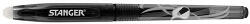  Zselés toll Stanger radírozható 0, 7 mm Softgrip fekete