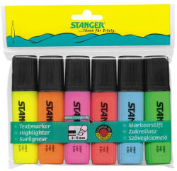 Stanger Szövegkiemelő Stanger 6 db-os klt (PAP3023-0201)