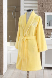 Soft Cotton LILIUM rövid női fürdőköpeny XS Sárga / Yellow