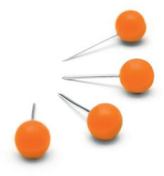 Nobo Térképtű, gömb fejű, 100 db, NOBO narancs (VN5329) - onlinepapirbolt