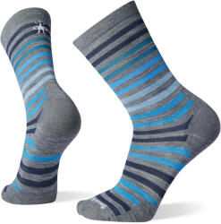 Smartwool - sosete sport Everyday Spruce Street Zero Cushion Crew socks - dungi gri albastru negru (SW0017360521)
