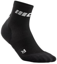 CEP - sosete scurte de compresie 16cm, pentru barbati ultralight Short Socks - negru gri inchis (WP5BVC)