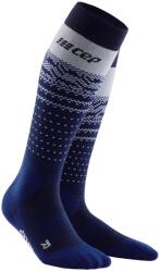 CEP - Sosete ski thermo lungi pentru barbati Ski Thermo Merino Socks - albastru inchis gri (WP30U8)