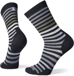 Smartwool - sosete sport Everyday Spruce Street Zero Cushion Crew socks - dungi negru gri (SW0017360011)
