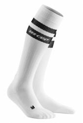 CEP - Sosete de compresie pentru barbati 80's men socks - alb negru (WP500V)
