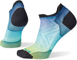 Smartwool - sosete sport femei Run Ombre Print Zero Cushion Low Ankle socks - albastru verde negru (SW0016708101)