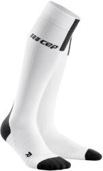 CEP - Sosete compresie alergare pentru femei 3.0 women socks - alb negru gri (WP408X) - trisport