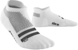 CEP - sosete compresie scurte barbati Training Compression Socks No Show - alb negru (WP160X)