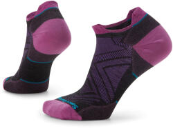 Smartwool - sosete sport femei Run Zero Cushion Low Ankle socks - negru carbune mov (SW001668003)