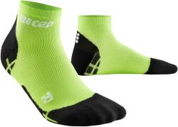 CEP - sosete compresie scurte Ultralight Compression Socks Low Cut - verde deschis negru (WP3ACY)