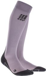 CEP - Sosete de compresie pentru femei Women Running socks - mov deschis negru plank purple (WP40ZK)