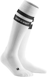 CEP - Sosete de compresie pentru femei 80's women socks - alb negru (WP400V)