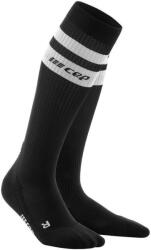 CEP - Sosete de compresie pentru femei 80's women socks - negru alb (WP40BV)