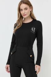 Giorgio Armani pamut hosszúujjú fekete - fekete XS - answear - 14 990 Ft