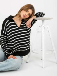  Factoryprice Klasszikus női pulóver Natara fekete-fehér Universal