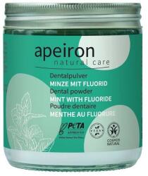 Apeiron Pastă de dinți sub formă de pudră Mentă, cu fluor - Apeiron Dental Powder Mint With Fluoride 200 g
