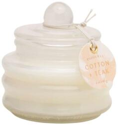 Paddywax Lumânare aromată Cotton & Teak - Paddywax Beam Glass Candle Ivory Cotton & Teak 85 g