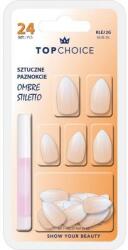 Top Choice Unghii false Ombre Stiletto, 78187 - Top Choice 24 buc