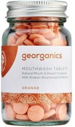 Georganics Tablete active de curățare pentru cavitatea bucală Portocală - Georganics Mouthwash Tablets Orange 180 buc