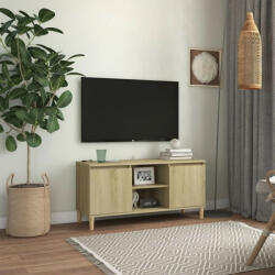vidaXL sonoma-színű TV-szekrény tömör falábakkal 103, 5 x 35 x 50 cm (805962)