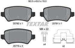 TEXTAR set placute frana, frana disc TEXTAR Q+ 2578001 (2578001)