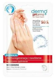 Dermo Pharma Mască-compres regeneratoare pentru mâini - Dermo Pharma Skin Repair Expert S. O. S. Regeneration & Moisturizing Hand Mask 2 buc