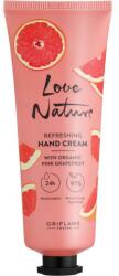 Oriflame Cremă de mâini revigorantă cu grapefruit roz organic - Oriflame Love Nature Refreshing Hand Cream With Organic Pink Grapefruit 75 ml