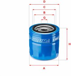 SOFIMA Filtru ulei SOFIMA S 3458 R (S 3458 R) - automobilus