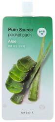 Missha Mască de noapte cu extract de aloe vera - Missha Pure Source Pocket Pack Aloe 10 ml Masca de fata