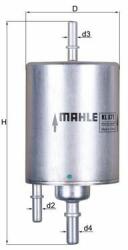 MAHLE Filtr Paliwa Audi - centralcar - 126,32 RON