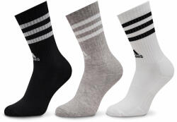 adidas Unisex Magasszárú Zokni 3-Stripes Cushioned Crew Socks 3 Pairs IC1323 Szürke (3-Stripes Cushioned Crew Socks 3 Pairs IC1323)