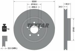 TEXTAR Disc frana TEXTAR 92327603 - piesa-auto